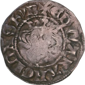 Tête de face du souverain Edward Ier