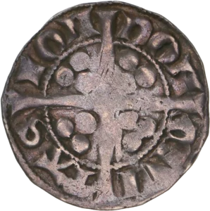 Croix entourée d'annelets.