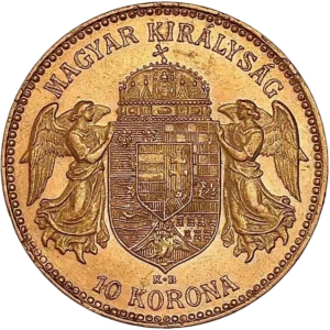 Blason couronné supporté par deux anges.