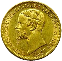 Buste de Victor Emmanuel II à gauche.