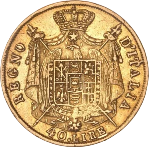 Armoiries drapées et couronnées.