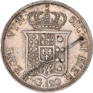 Blason couronné des deux siciles.