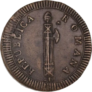 Faisceau coiffé d’un bonnet phrygien.