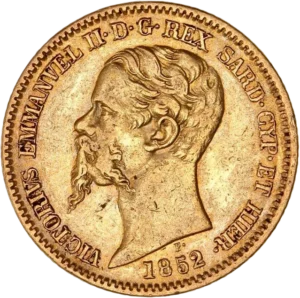 Buste de Victor Emmanuel II à gauche.