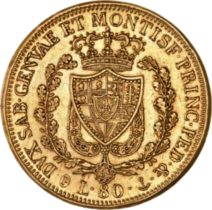 Armoiries couronnées.