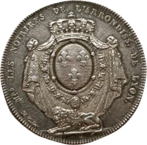 Le gnomon sur une console portant la date MDCCCV.