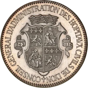 Bustes à droite de Childebert et Ultrogothe.