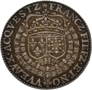 Écu de France - Navarre couronné.