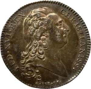 Buste de Louis XVI à droite.