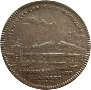 Écu aux armes de Monsieur Hubert.