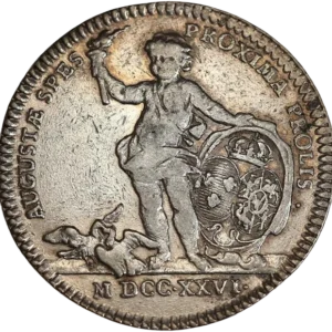 Bustes affrontés de Louis XV et de Marie Leszczynska.