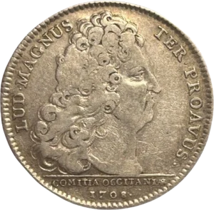 Buste à droite de LOUIS XIV.