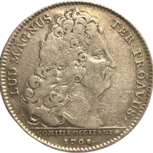 Buste à droite de LOUIS XIV.