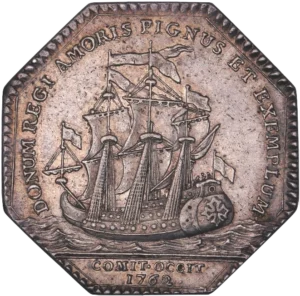 Navire le Languedoc allant à gauche.