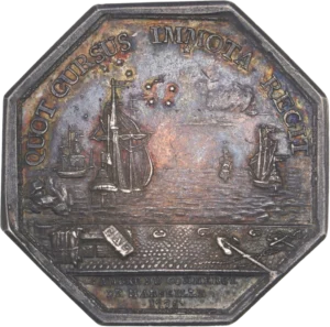 Vue de navires depuis le port de Marseille.