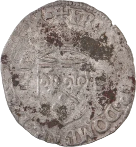 Ecu de Bourbon couronné, dans le champ, deux F couronnés.