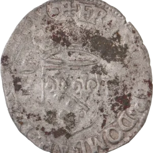 Ecu de Bourbon couronné, dans le champ, deux F couronnés.