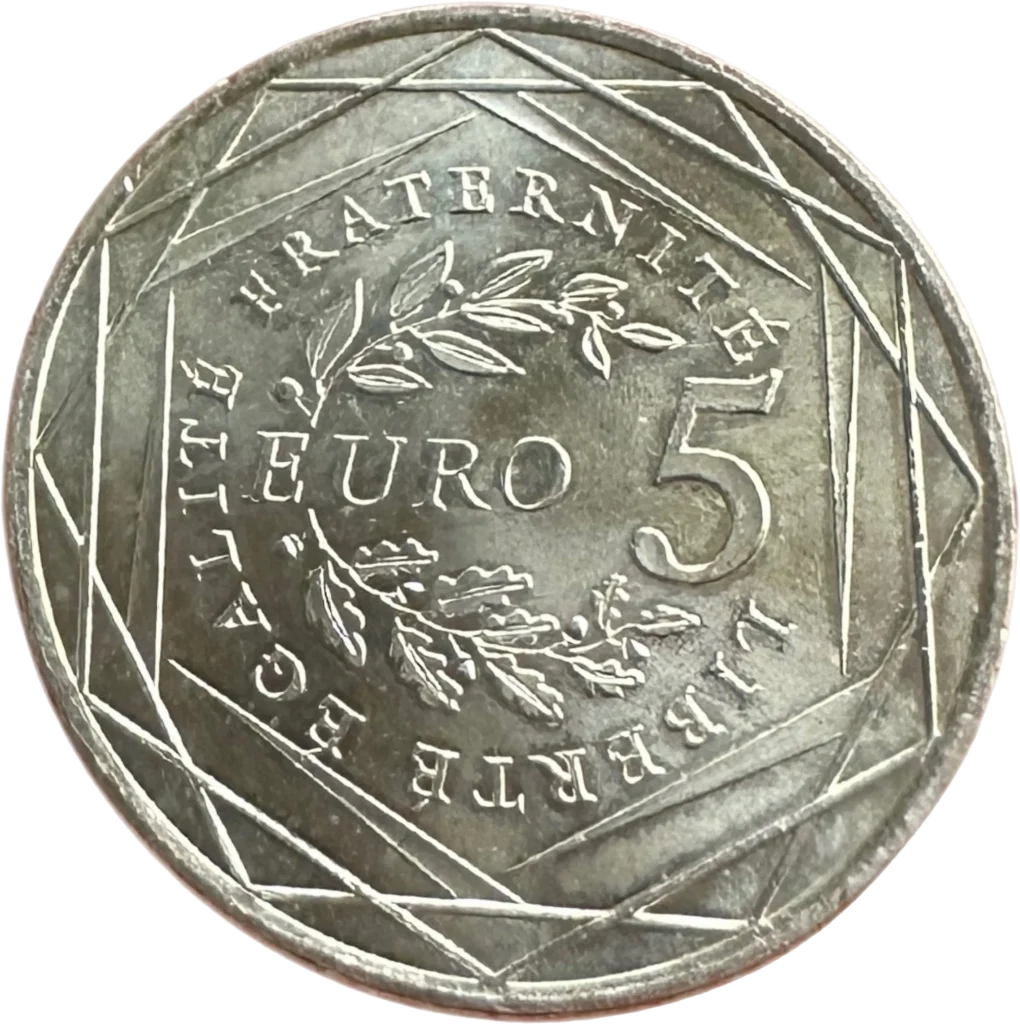 Lot de 3 monnaies modernes argent composé de :-Autriche : 5 euros Mozart 2006 (réf :KM. 3131 - 28,5mm. - 10gr).-France : 5 euros Semeuse 2008 (réf :KM. 1534 - 27mm. - 10gr).-Saint Marin : 5 euros Bartolomeo Borghese 2004 (réf : KM. 458 - 32mm. - 18gr).