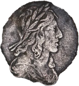 Buste lauré de Louis XIII à droite.