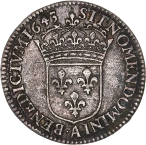 Ecu de France couronné.