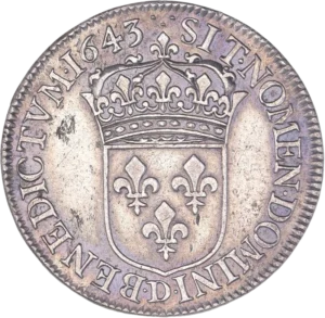 Ecu de France couronné.