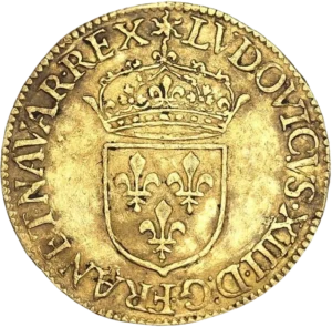 Ecu de France couronné.