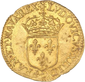 Ecu de France couronné.