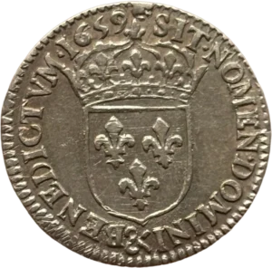Ecu de France couronné.
