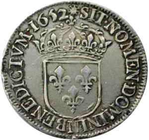 Ecu de France couronné.