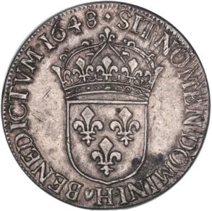 Ecu de France couronné.