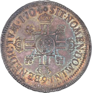 Ecu de France entouré de 8 L et de Lis.