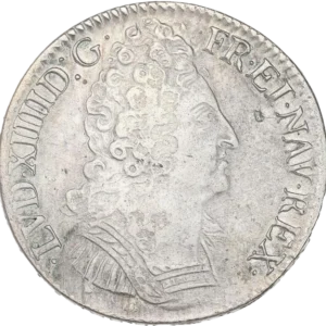 Buste de Louis XIV à droite.