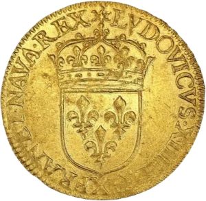 Ecu de France couronné.