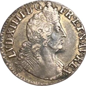 Buste de Louis XIV à droite.