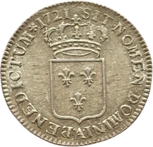 Buste de Louis XV à droite.