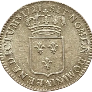 Buste de Louis XV à droite.