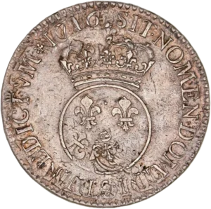 Ecu de France couronné.