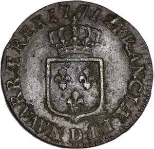 Ecu de France couronné.