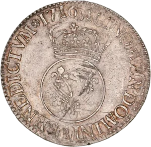 Ecu de France couronné.