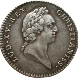 Buste de Louis XV à droite.
