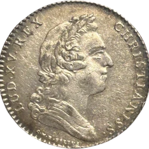 Buste de Louis XV à droite.