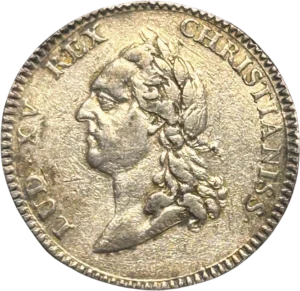 Buste de Louis XV à droite.