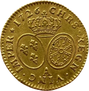 Ecus de France et de Navarre couronné.