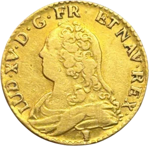 Buste de Louis XV à droite.