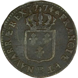 Ecu de France couronné.