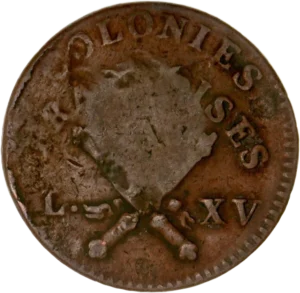 Lis couronné, entouré d'une couronne végétale.