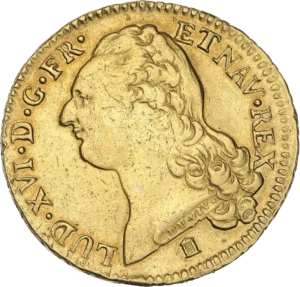 Buste de Louis XVI à gauche.
