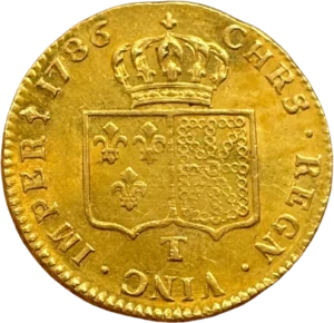 Buste de Louis XVI à gauche.