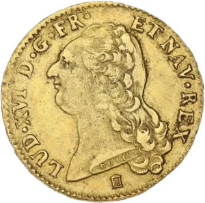 Buste de Louis XVI à gauche.