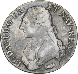 Buste de Louis XVI à gauche.